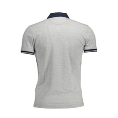 La Martina Gray Cotton Men Polo Shirt -   -  La Martina.