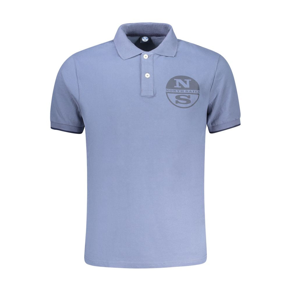 North Sails Blue Cotton Men Polo Shirt -   -  North Sails.