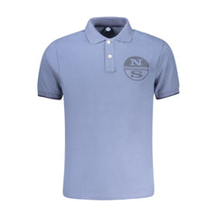 North Sails Blue Cotton Men Polo Shirt -   -  North Sails.