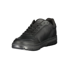 Tommy Hilfiger Black Leather Men Sneaker -   -  Tommy Hilfiger.