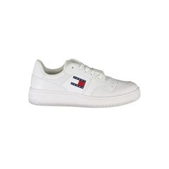 Tommy Hilfiger White Leather Women Sneaker -   -  Tommy Hilfiger.