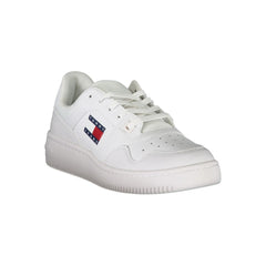 Tommy Hilfiger White Leather Women Sneaker -   -  Tommy Hilfiger.