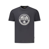 Napapijri Black Cotton Men T-Shirt -   -  Napapijri.