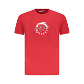 Trussardi Red Cotton Men T-Shirt -   -  Trussardi.
