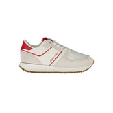 Tommy Hilfiger Red Leather Women Sneaker -   -  Tommy Hilfiger.
