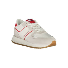 Tommy Hilfiger Red Leather Women Sneaker -   -  Tommy Hilfiger.