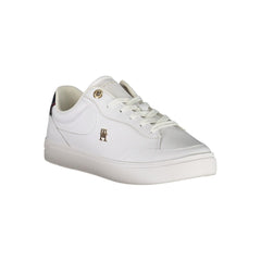 Tommy Hilfiger White Leather Women Sneaker -   -  Tommy Hilfiger.
