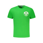 North Sails Green Cotton Men T-Shirt -   -  North Sails.