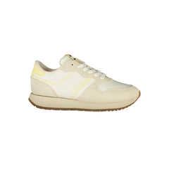 Tommy Hilfiger Beige Leather Women Sneaker -   -  Tommy Hilfiger.