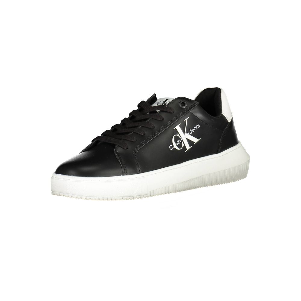 Calvin Klein Sleek Black Lace-Up Sports Sneakers -   -  Calvin Klein.
