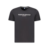 North Sails Black Cotton Men T-Shirt -   -  North Sails.