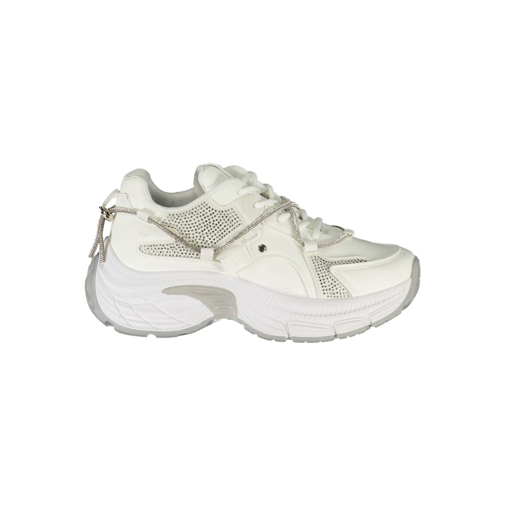 Laura Biagiotti White Polyester Women Sneaker -   -  Laura Biagiotti.