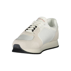 Calvin Klein White Leather Men Sneaker -   -  Calvin Klein.