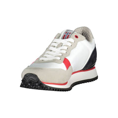 Napapijri White Polyester Men Sneaker -   -  Napapijri.