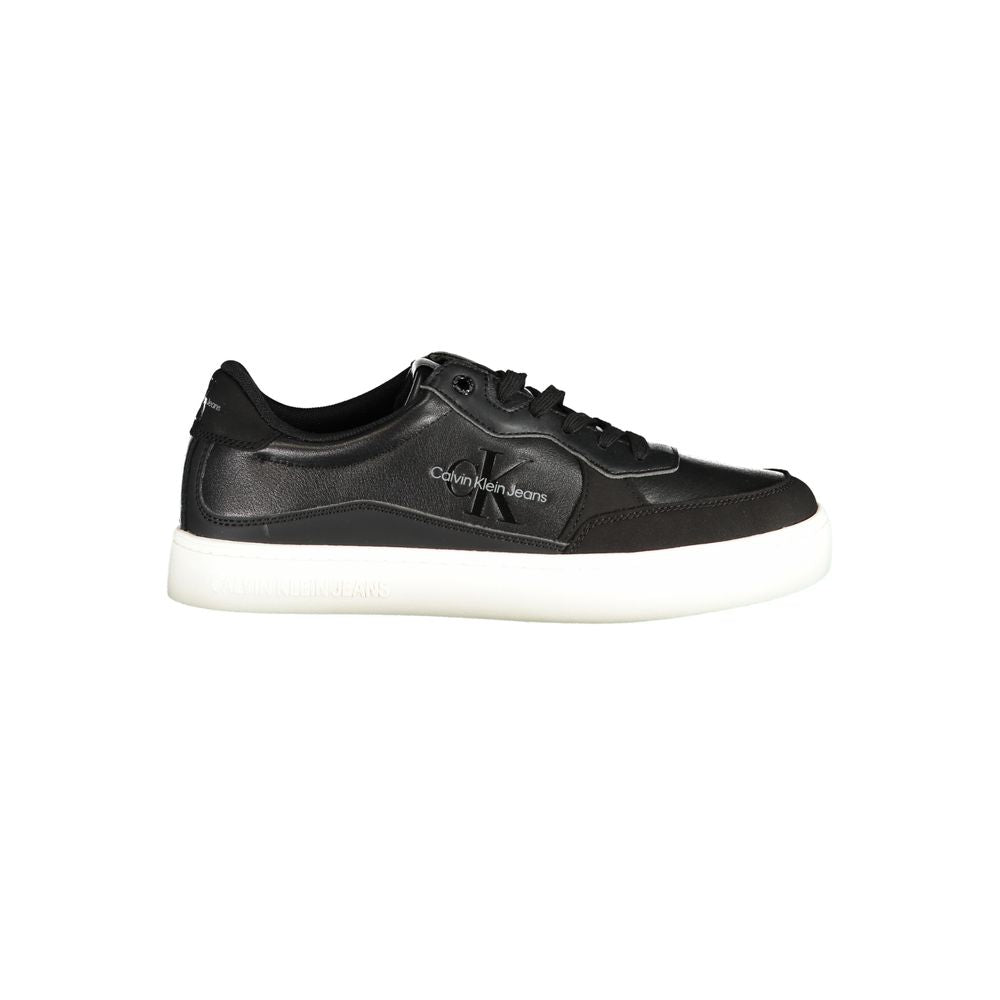 Calvin Klein Sleek Black Sports Sneakers with Contrast Details -   -  Calvin Klein.