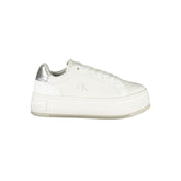 Calvin Klein White Leather Women Sneaker -   -  Calvin Klein.