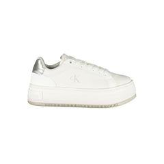 Calvin Klein White Leather Women Sneaker -   -  Calvin Klein.