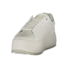 Calvin Klein White Leather Women Sneaker -   -  Calvin Klein.