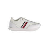 Tommy Hilfiger White Polyester Sneaker -   -  Tommy Hilfiger.