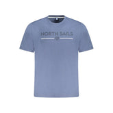 North Sails Blue Cotton Men T-Shirt -   -  North Sails.