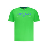 North Sails Green Cotton Men T-Shirt -   -  North Sails.