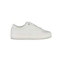 Tommy Hilfiger White Leather Women Sneaker -   -  Tommy Hilfiger.