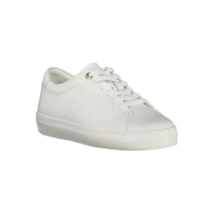 Tommy Hilfiger White Leather Women Sneaker -   -  Tommy Hilfiger.