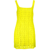 Desigual Yellow Polyester Women Sleeveless Dress -   -  Desigual.