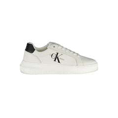 Calvin Klein Eco-Chic White Sneakers with Contrast Details -   -  Calvin Klein.