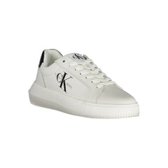 Calvin Klein Eco-Chic White Sneakers with Contrast Details -   -  Calvin Klein.