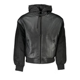 Calvin Klein Sleek Black Hooded Jacket with Contrasting Details -   -  Calvin Klein.