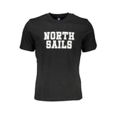 North Sails Black Cotton T-Shirt -   -  North Sails.
