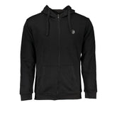 Sergio Tacchini Black Cotton Men's Hooded Sweater -   -  Sergio Tacchini.