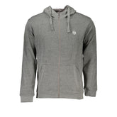 Sergio Tacchini Brown Cotton Men Sweater with Hood -   -  Sergio Tacchini.