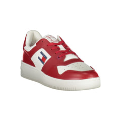 Tommy Hilfiger Pink Leather Men Sneaker -   -  Tommy Hilfiger.