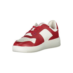 Tommy Hilfiger Pink Leather Men Sneaker -   -  Tommy Hilfiger.