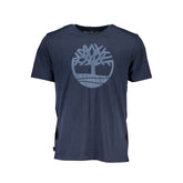 Timberland Blue Cotton T-Shirt -   -  Timberland.