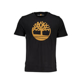 Timberland Black Cotton T-Shirt -   -  Timberland.