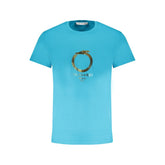 Trussardi Light Blue Cotton Men TShirt -   -  Trussardi.