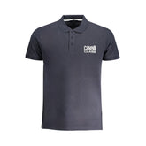 Cavalli Class Blue Cotton Polo Shirt -   -  Cavalli Class.