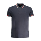 Cavalli Class Blue Cotton Polo Shirt -   -  Cavalli Class.