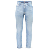 Tommy Hilfiger Blue Cotton Men Jeans -   -  Tommy Hilfiger.