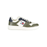 Tommy Hilfiger Green Leather Men Sneaker -   -  Tommy Hilfiger.