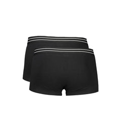 Cavalli Class Black Cotton Men Boxer - - Cavalli Class.