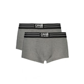 Cavalli Class Brown Cotton Men Boxer -   -  Cavalli Class.