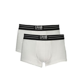 Cavalli Class White Cotton Men Boxer -   -  Cavalli Class.
