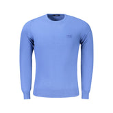 Cavalli Class Blue Viscose Men Sweater -   -  Cavalli Class.
