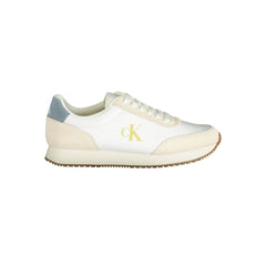Calvin Klein White Polyester Men Sneaker -   -  Calvin Klein.