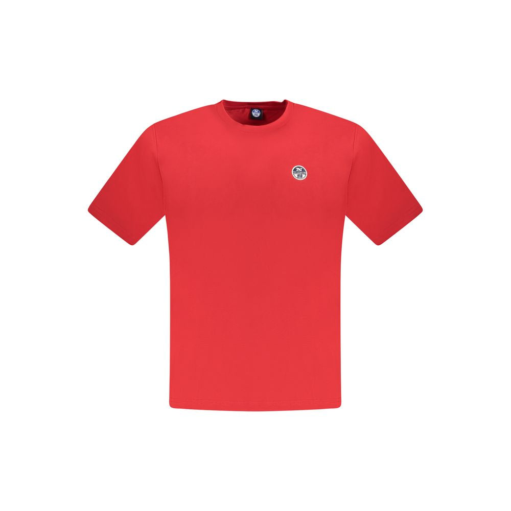 North Sails Red Cotton Men T-Shirt - - North Sails.