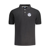 North Sails Black Cotton Mens Polo Shirt -   -  North Sails.